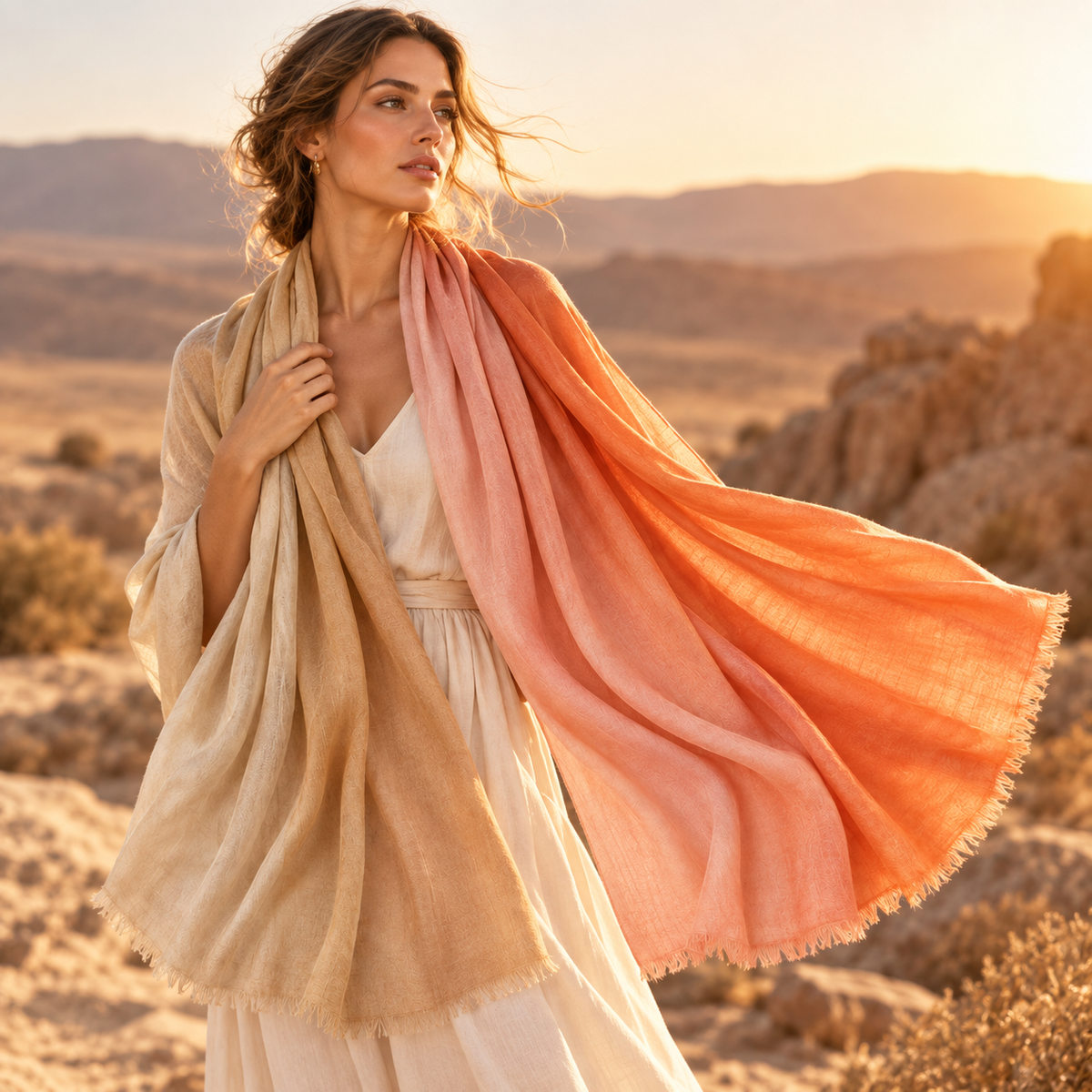 Ombré Lightweight Shawl