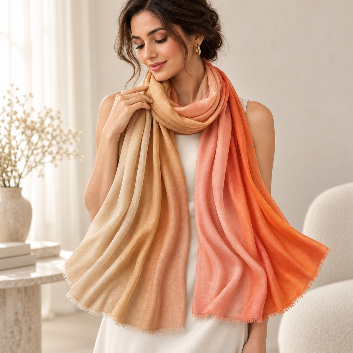 Ombré Lightweight Shawl