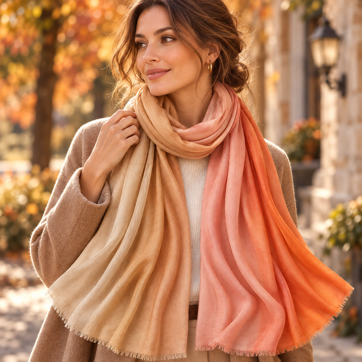Ombré Lightweight Shawl